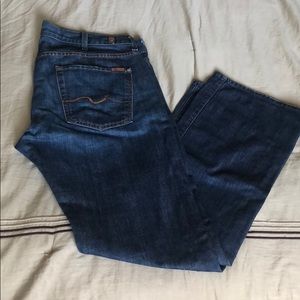 7 for all man kind - dark wash -size 38